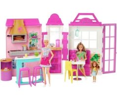 Mattel Barbie: Cook 'n Grill Restaurant Bábika a herná sada (HBB91)