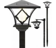 Solárna lampa - záhradný stĺpik TYD-H1.5M | Záhradná lampa, stĺp, solárna lampa | 150 cm, 600 mAh