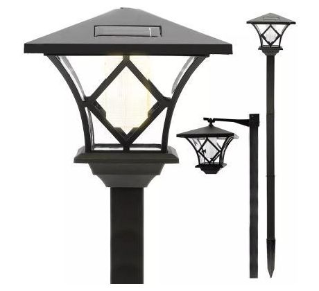 Solárna lampa - záhradný stĺpik TYD-H1.5M | Záhradná lampa, stĺp, solárna lampa | 150 cm, 600 mAh