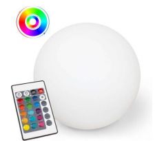 Solárna záhradná LED lampa HAMMERRED RGB TERRESTRIAL 17cm + diaľkové ovládanie VOLTENO