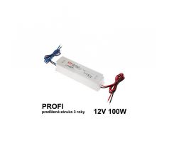 LED napájací zdroj 100W, 12V, IP67 - Vodeodolný MEAN-WELL