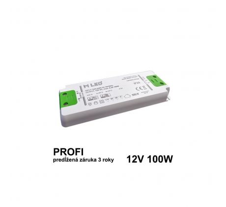 LED napájací zdroj 100W, 12V - nábytkový