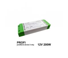 LED napájací zdroj 200W, 12V - nábytkový